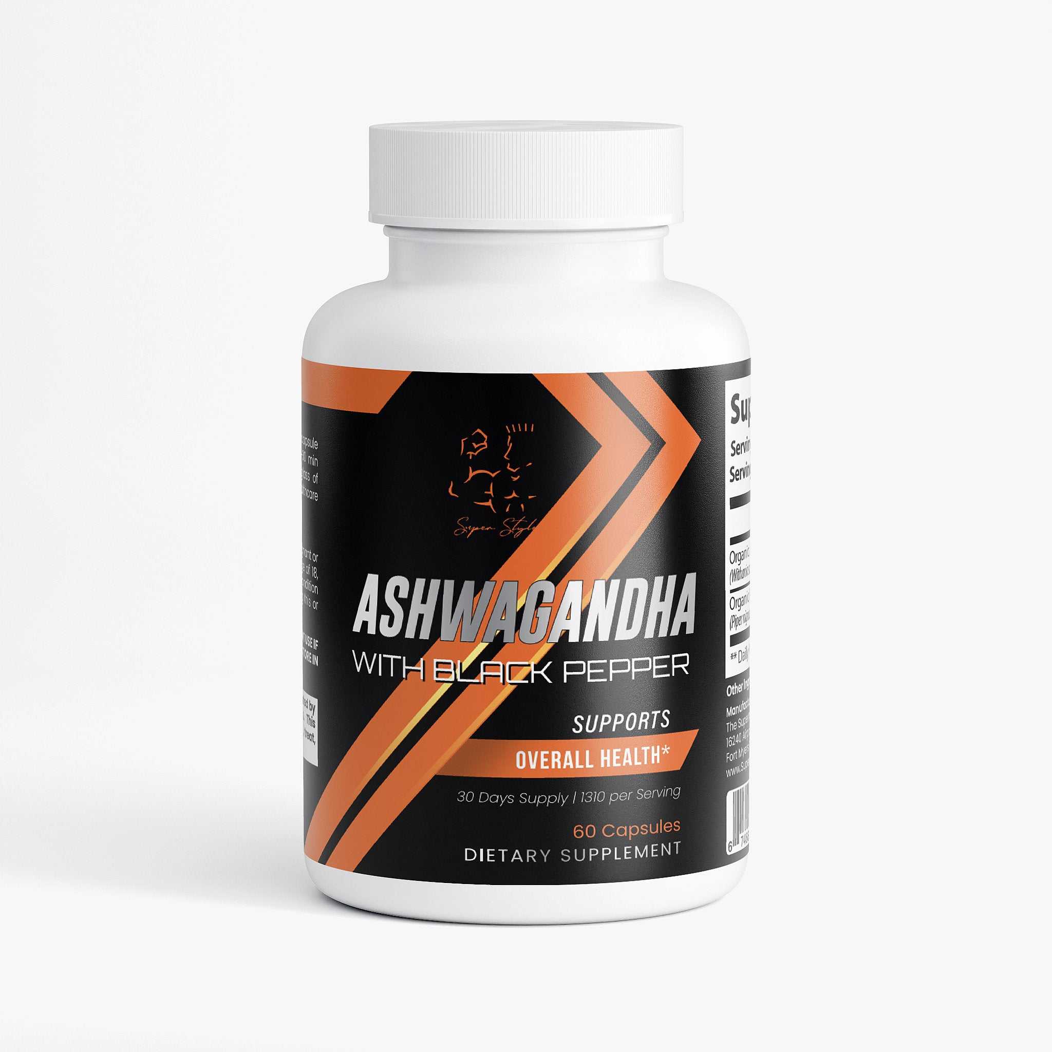 Organic Ashwagandha Capsules - Stress & Adaptogen Support – Super Style