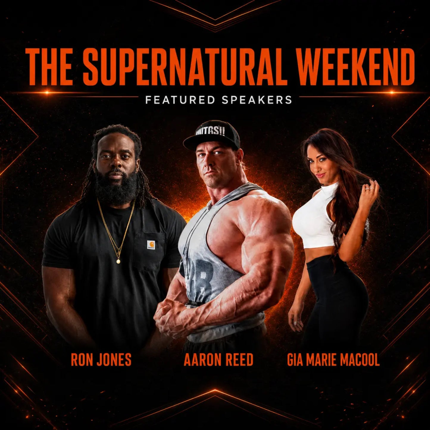 The SuperNatural Weekend featured speakers Aaron Reed, Ron Jones, and Gia Marie Macool.