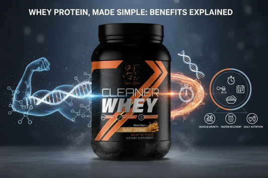 Whey Protein, Made Simple: How It Builds Muscle, Speeds Recovery, and Fits Your Routine