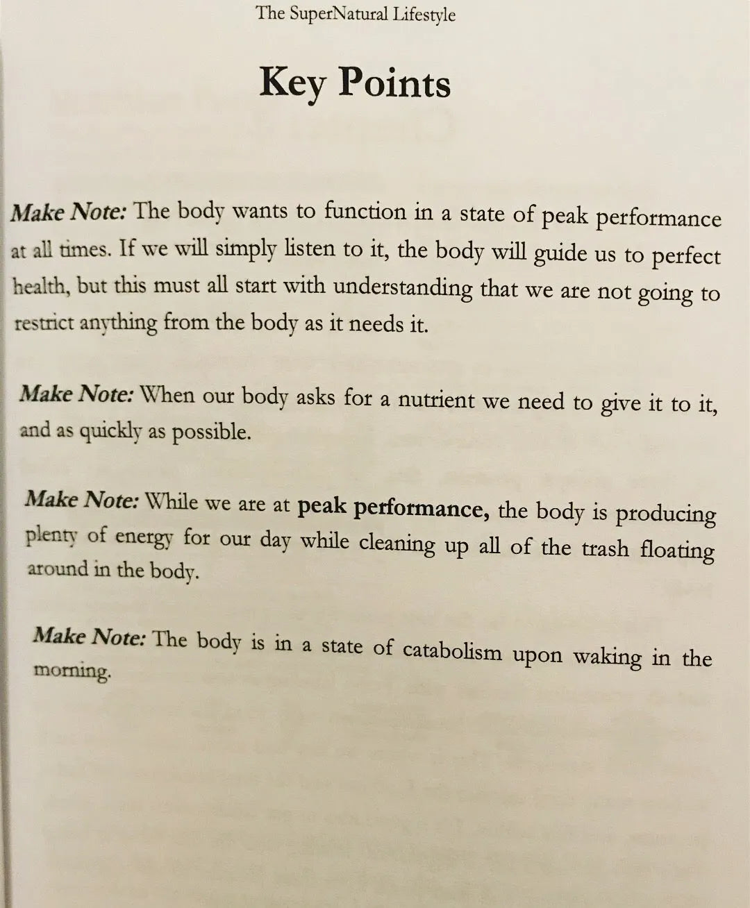 The SuperNatural Lifestyle "Paperback"