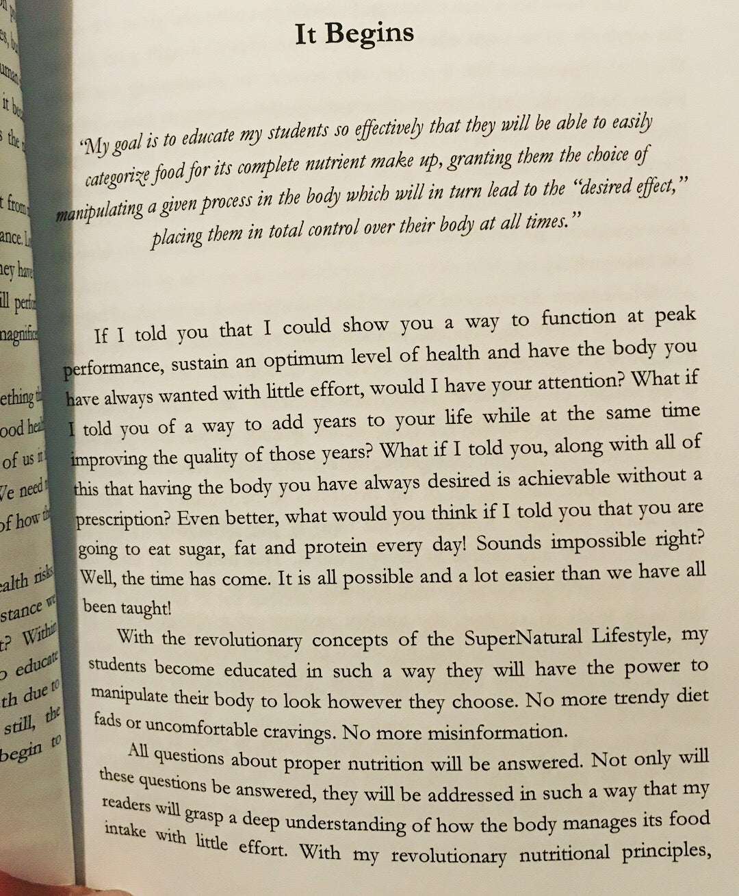The SuperNatural Lifestyle "Paperback"