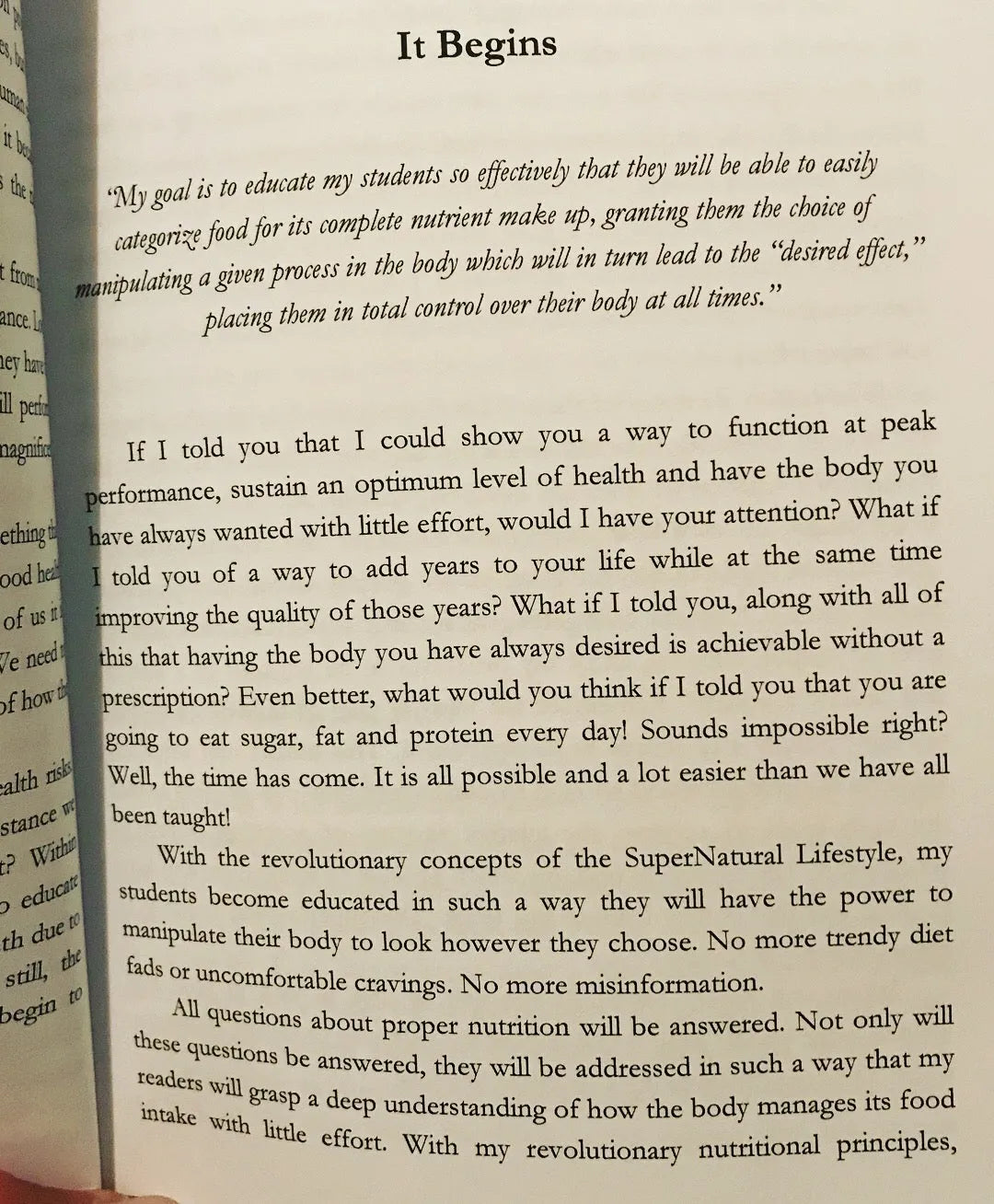 The SuperNatural Lifestyle "Paperback"