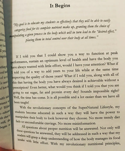 The SuperNatural Lifestyle "Paperback"