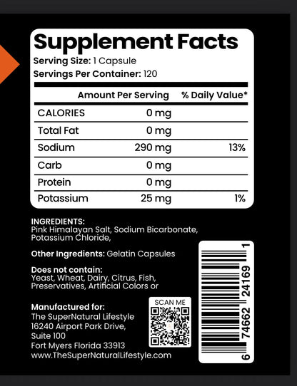 Nutrition facts for electro boost
