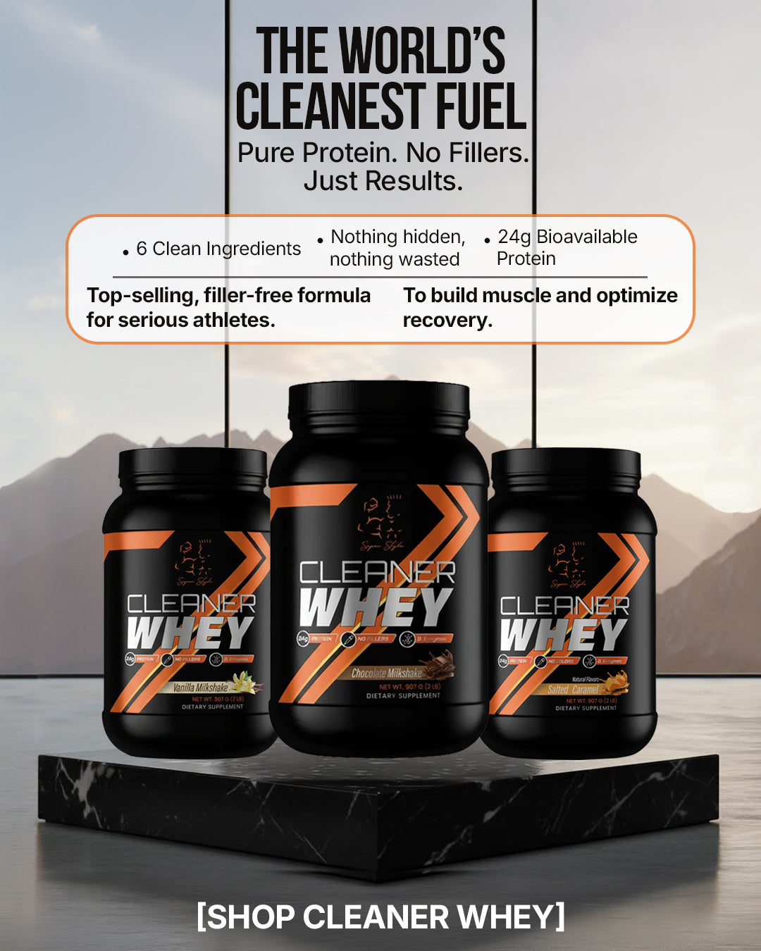 worlds Cleanest Whey powder