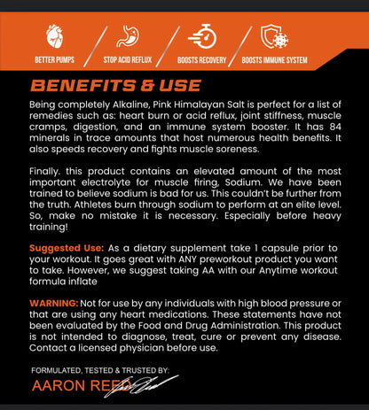 This explains the benefits of use and how to take it