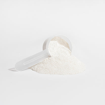 Scoop of Cleaner Collagen Peptides unflavored powder