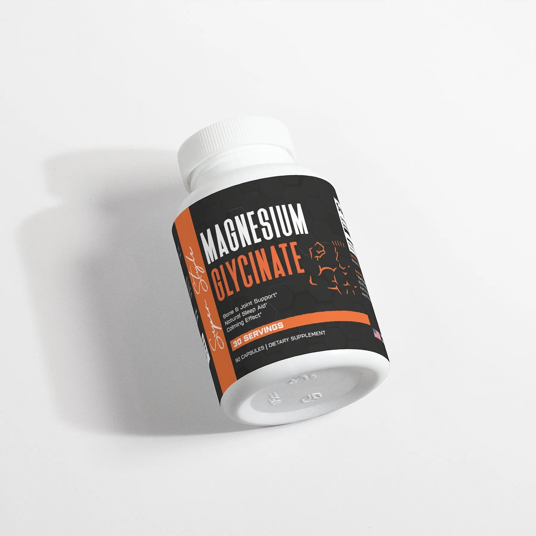 Magnesium Glycinate supplement bottle