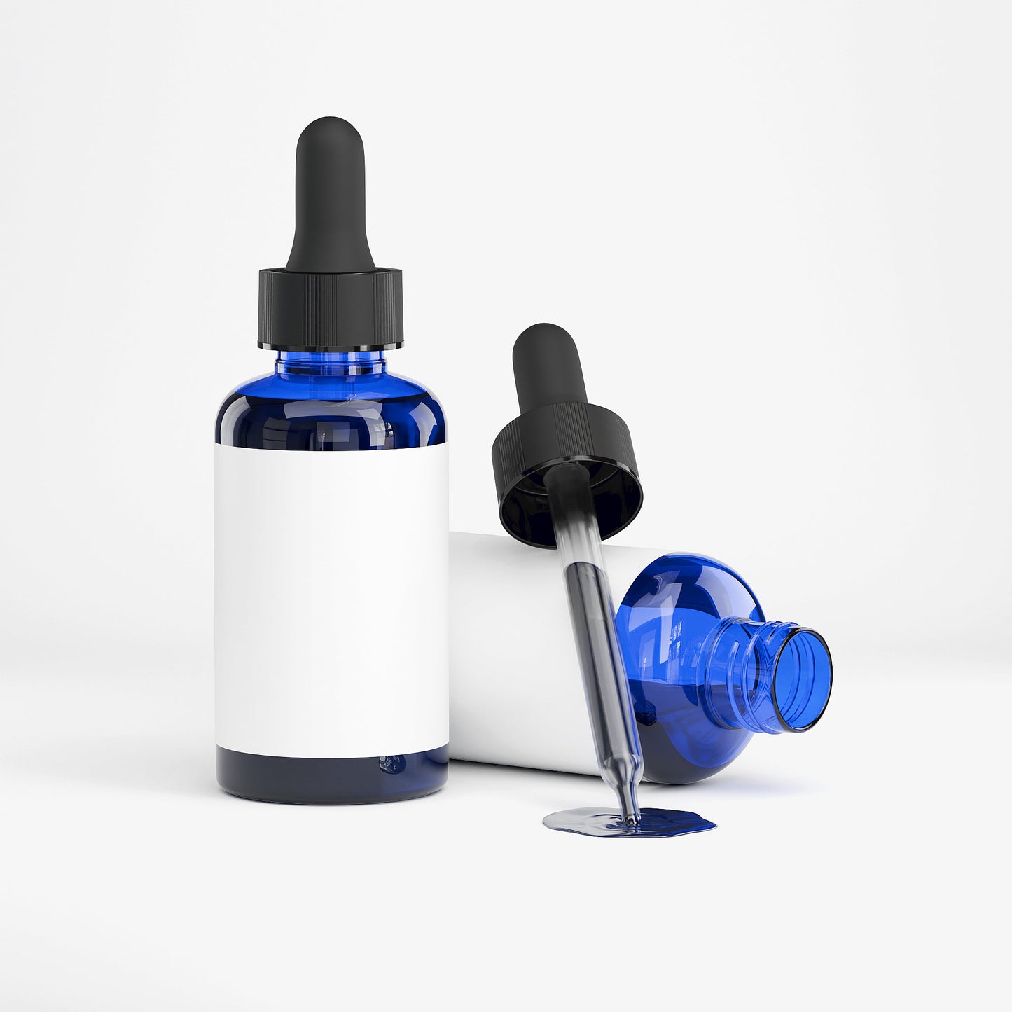 Methylene Blue Drops supplement bottle displayed with dropper