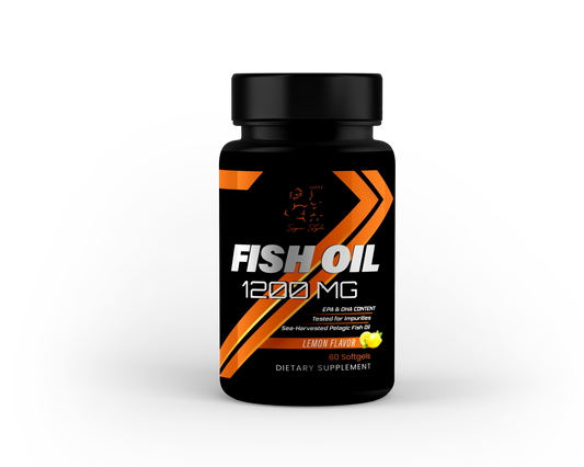 Super Style Fish Oil 1200 bottle — front