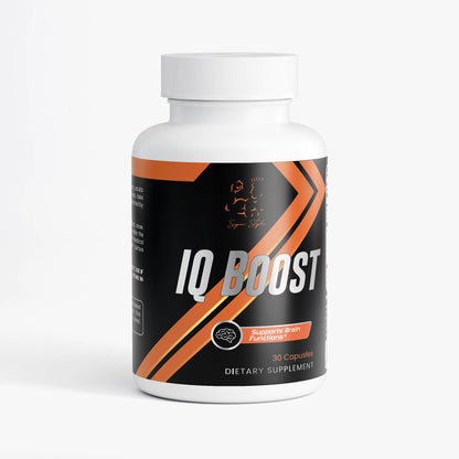 Super Style IQ Boost dietary supplement bottle front label
