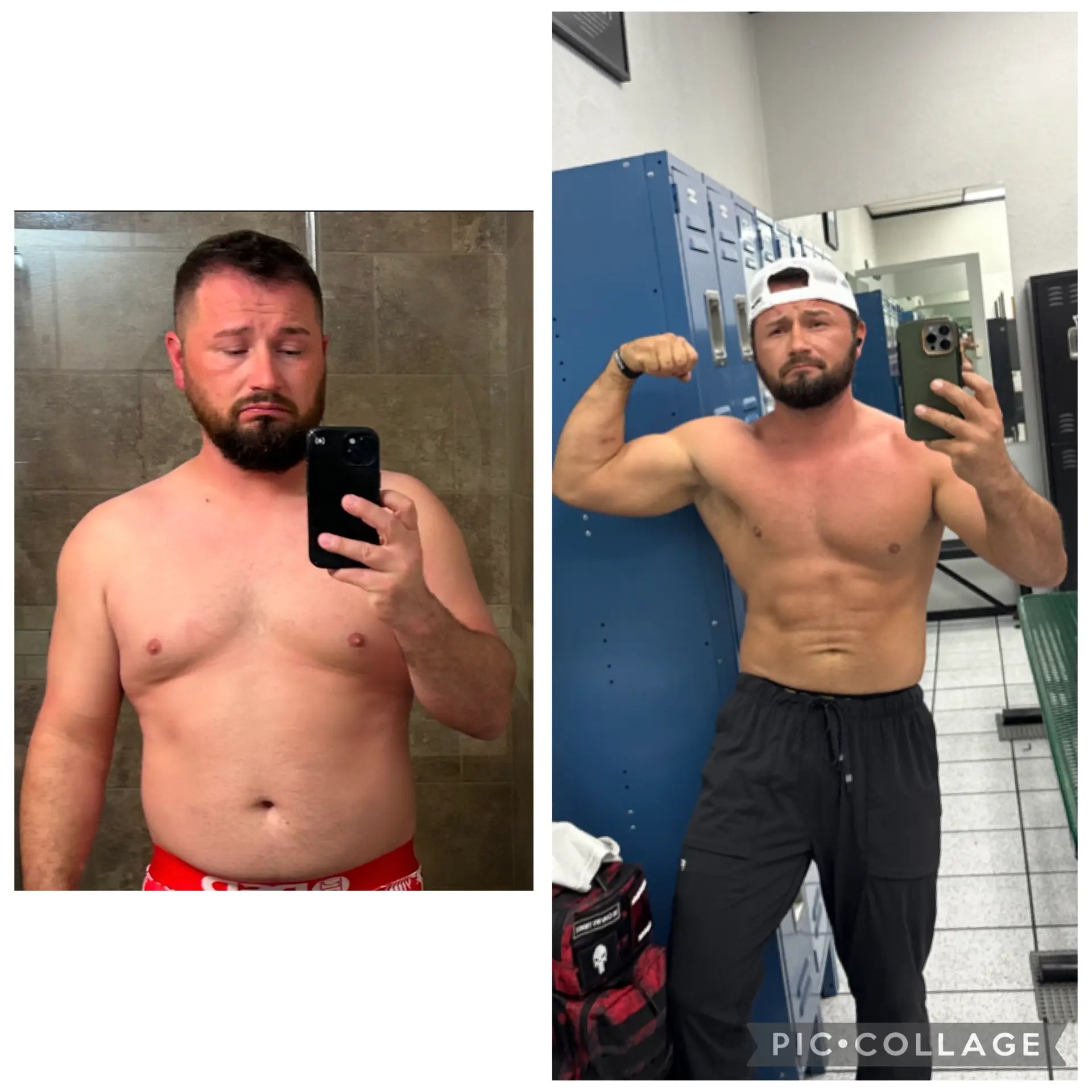 Keith Trantham body transformation progress as a Super Style sponsored athlete through disciplined training