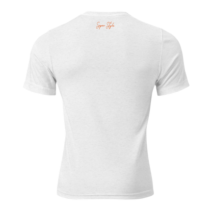 White Super Core Tee flat lay back view