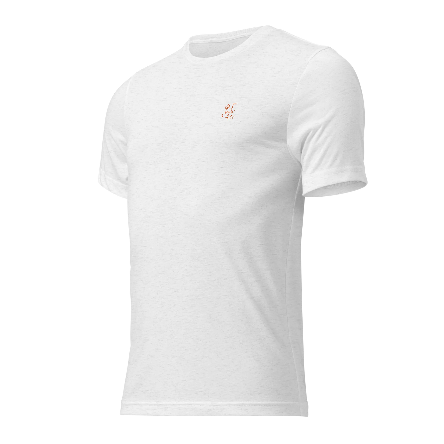 White Super Core Tee flat lay front view