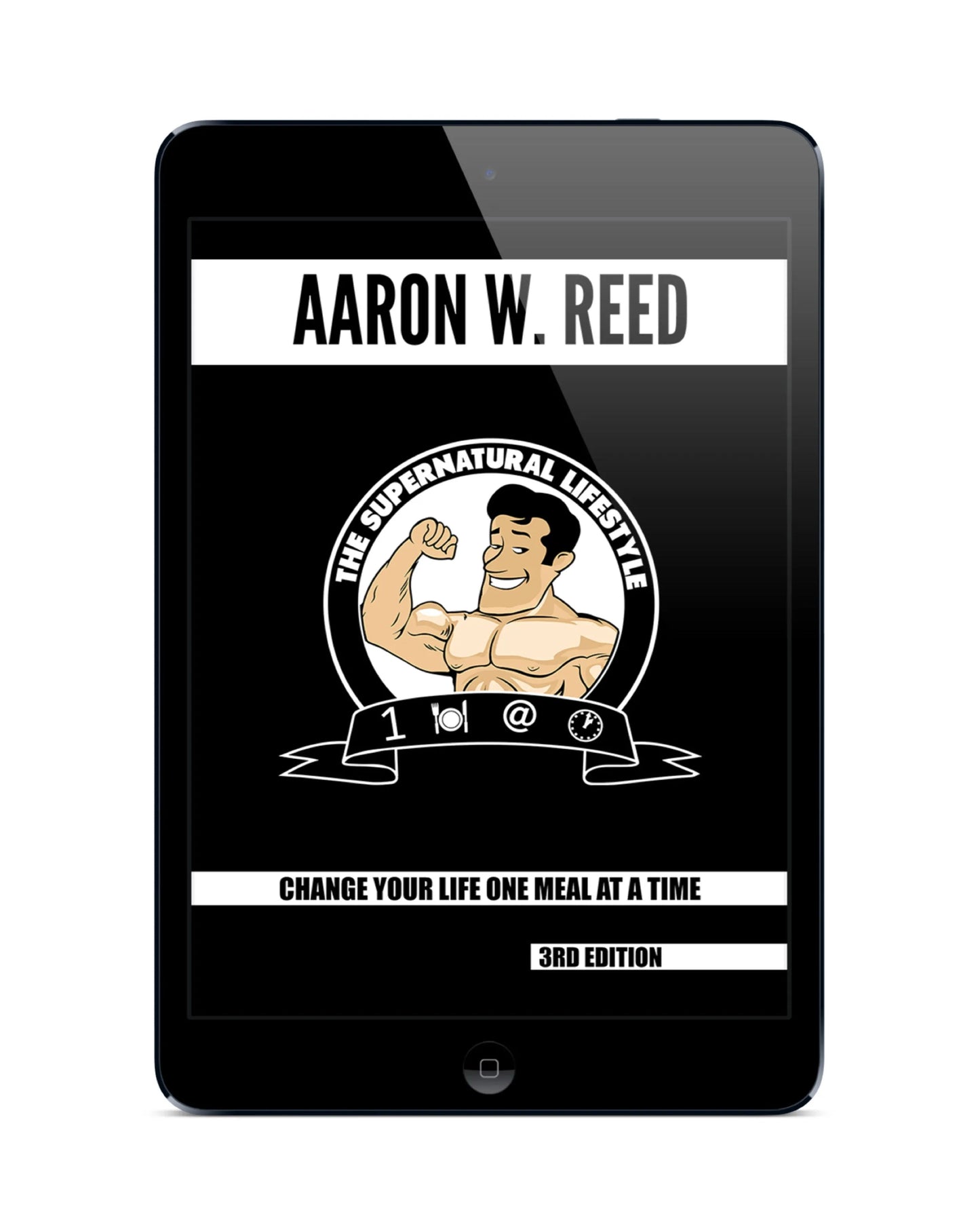 The SuperNatural Lifestyle eBook by Aaron W. Reed displayed on a tablet — cover front