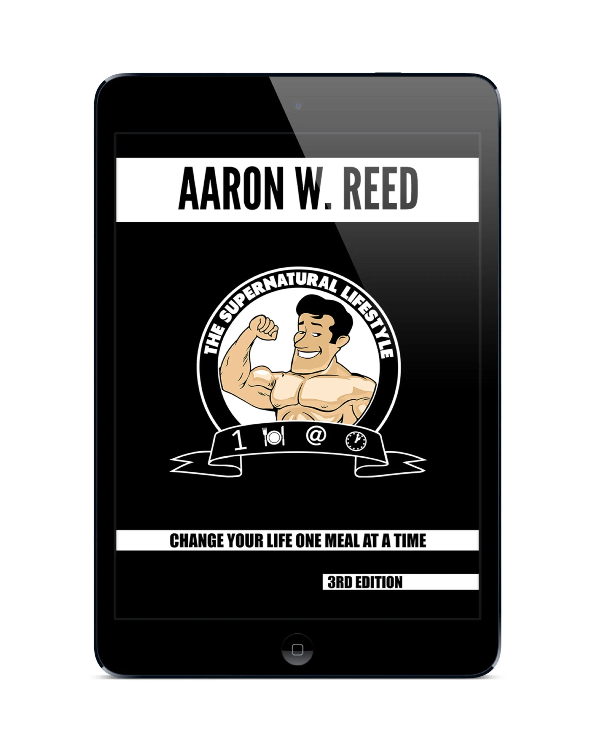 The SuperNatural Lifestyle eBook by Aaron W. Reed displayed on a tablet — cover front