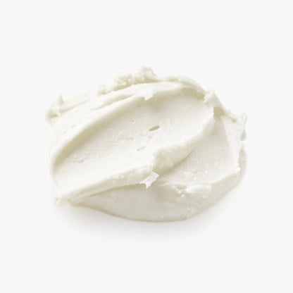 Close-up of beef tallow cream texture showing smooth whipped consistency