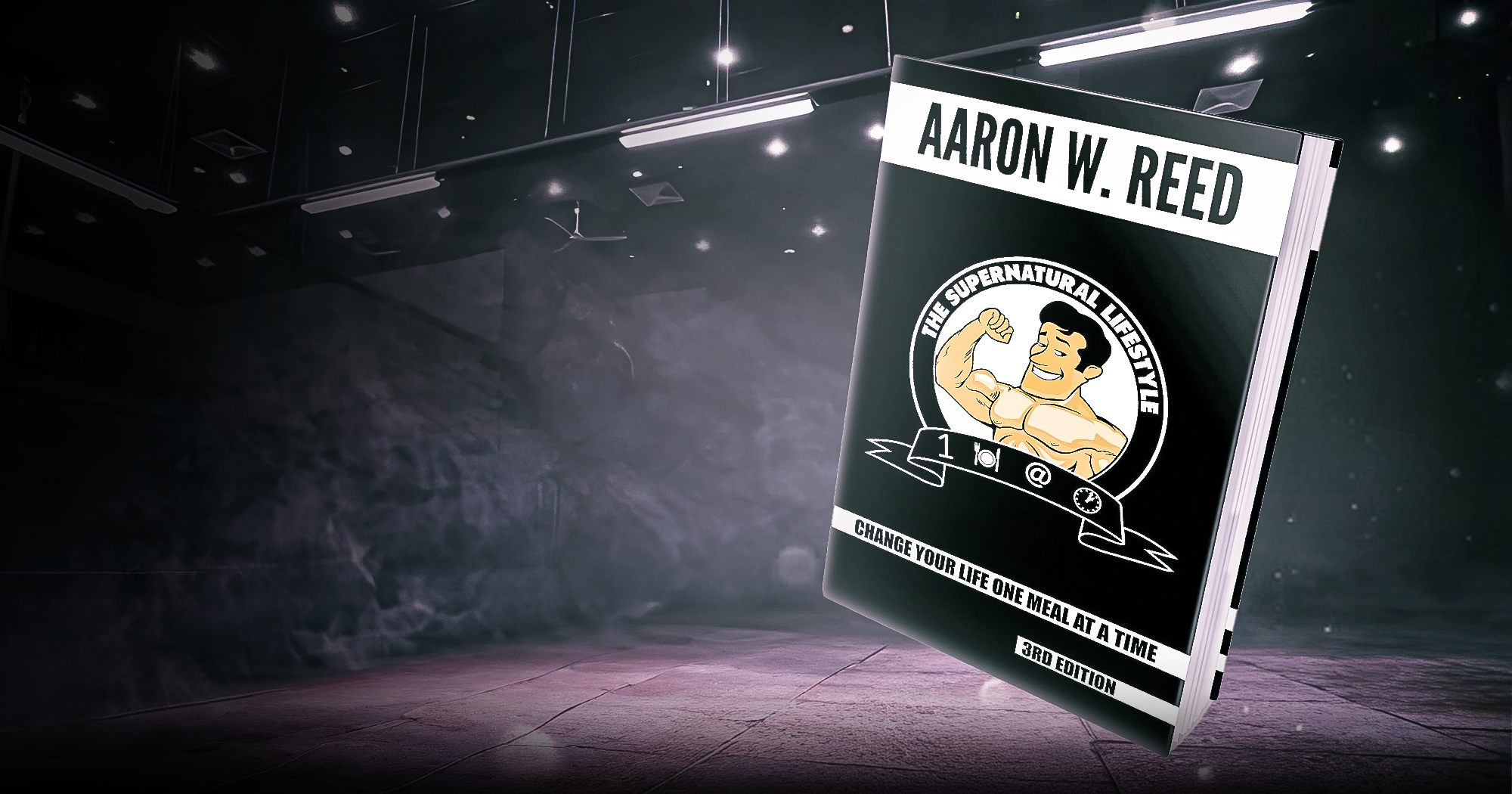 Cover of the SuperNatural Lifestyle eBook by Aaron W. Reed featuring the program logo and tagline.